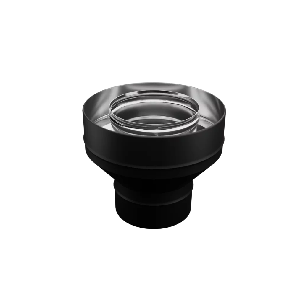 Старт-сэндвич дымохода Ferrum 115х200 мм AISI 430 0.8 мм черная эмаль Af6110