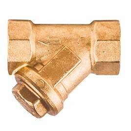 Фильтр сетчатый Giacomini R74A 1 1/4 дюйма ВР PN 16 латунь R74AY106