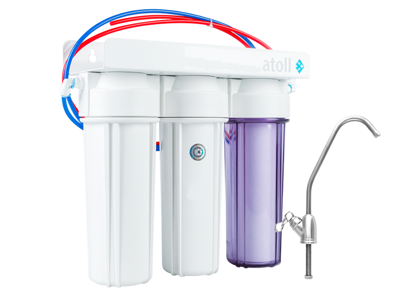 Фильтр под мойку Atoll D-31 Патриот трехступенчатый с краном D-31 Патриот