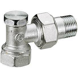 Клапан радиаторный Giacomini R16D2 угловой 3/4 ВН хромированный R16DX004