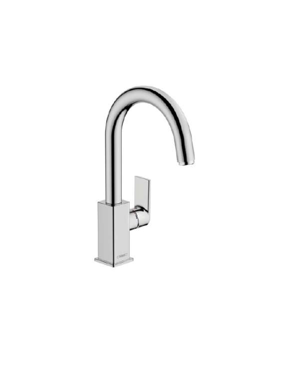 Смеситель для раковины Hansgrohe Vernis Shape 100 CoolStart с донным клапаном хром 71564000