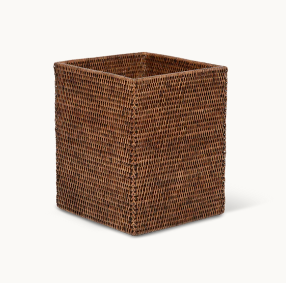 Корзина квадратная Decor Walther 300x250x250 мм темный ротанг 0927392