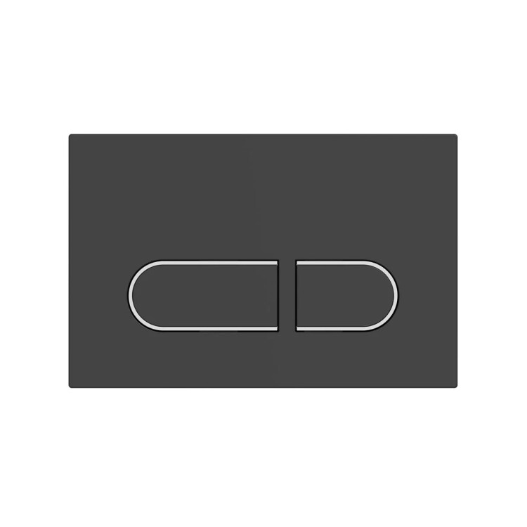 Клавиша смыва Smartflow 245x160 мм черный матовый SF7905MB