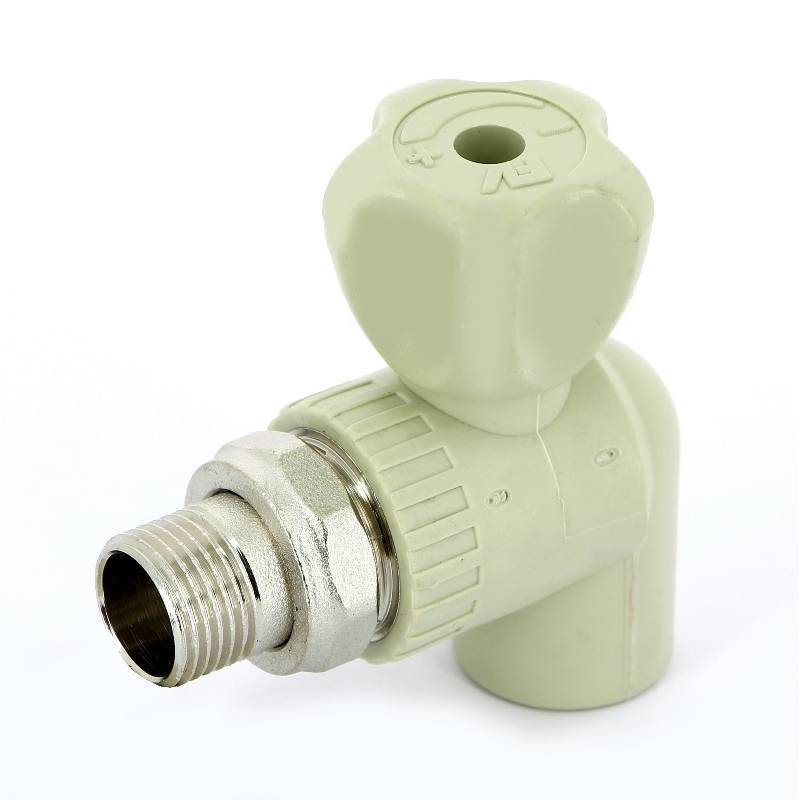 Кран для радиаторов шаровой FV-PLAST угловой сварка-НР с разъемным соединением 20x1/2 A315020000