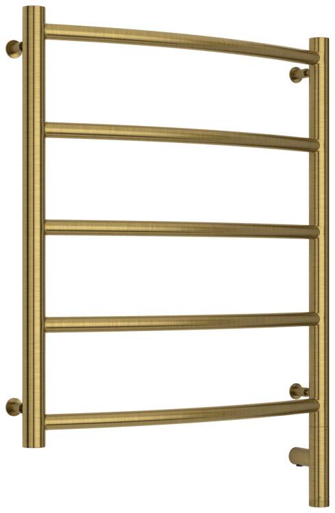 Полотенцесушитель электрический Сунержа Галант 3.0 700x500 мм МЭМ нижнее подключение справа латунь состаренная 05158016050