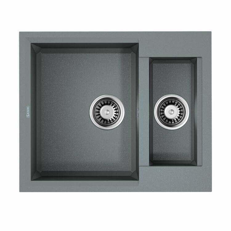 Кухонная мойка OMOIKIRI Sakaime 60-2 Leningrad grey 4993554