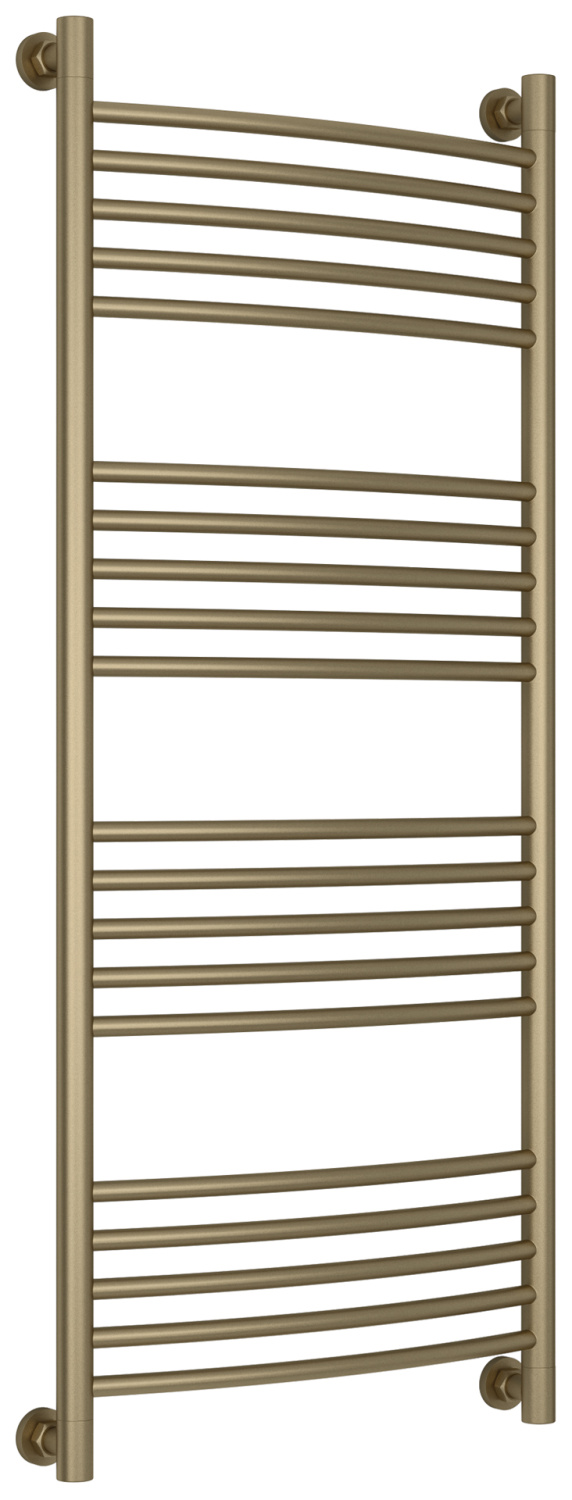 Полотенцесушитель водяной Сунержа Богема+ выгнутая 550x1262 мм золотой шёлк матовый 32-0221-1250