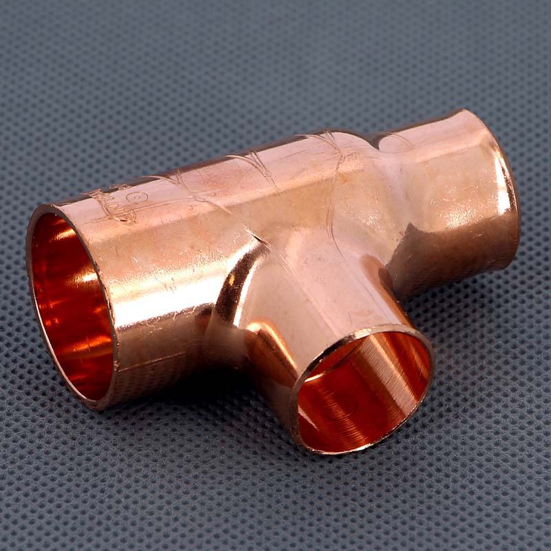 Тройник медный под пайку Viega 28х22х22 мм 103248