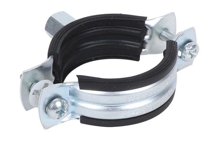 Хомут для труб Walraven 2S M8 20-24 мм оцинкованный с вкладышем EPDM 33335024
