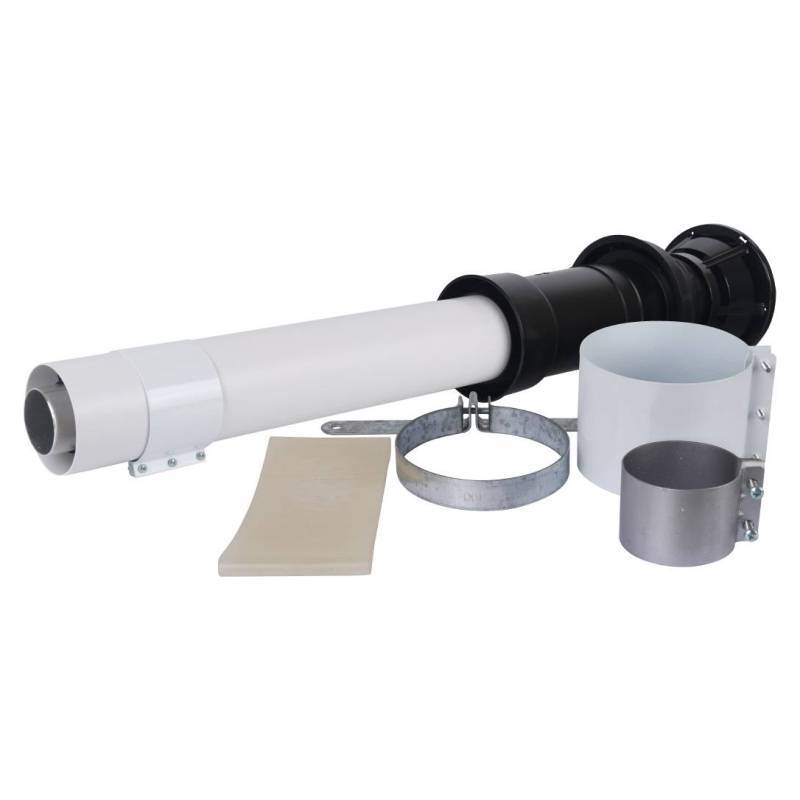 Наконечник вертикальный BAXI для коаксиальной трубы 80/125 мм полипропилен KHG71409351