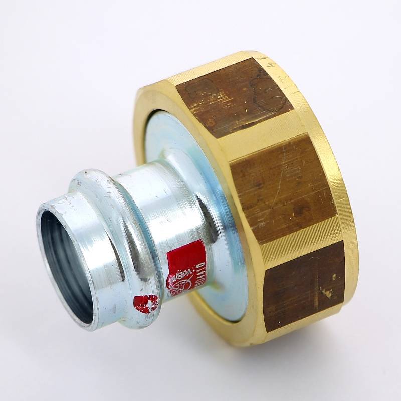 Муфта пресс Viega Prestabo с накидной гайкой 22х1 1/2 оцинкованная сталь 601089