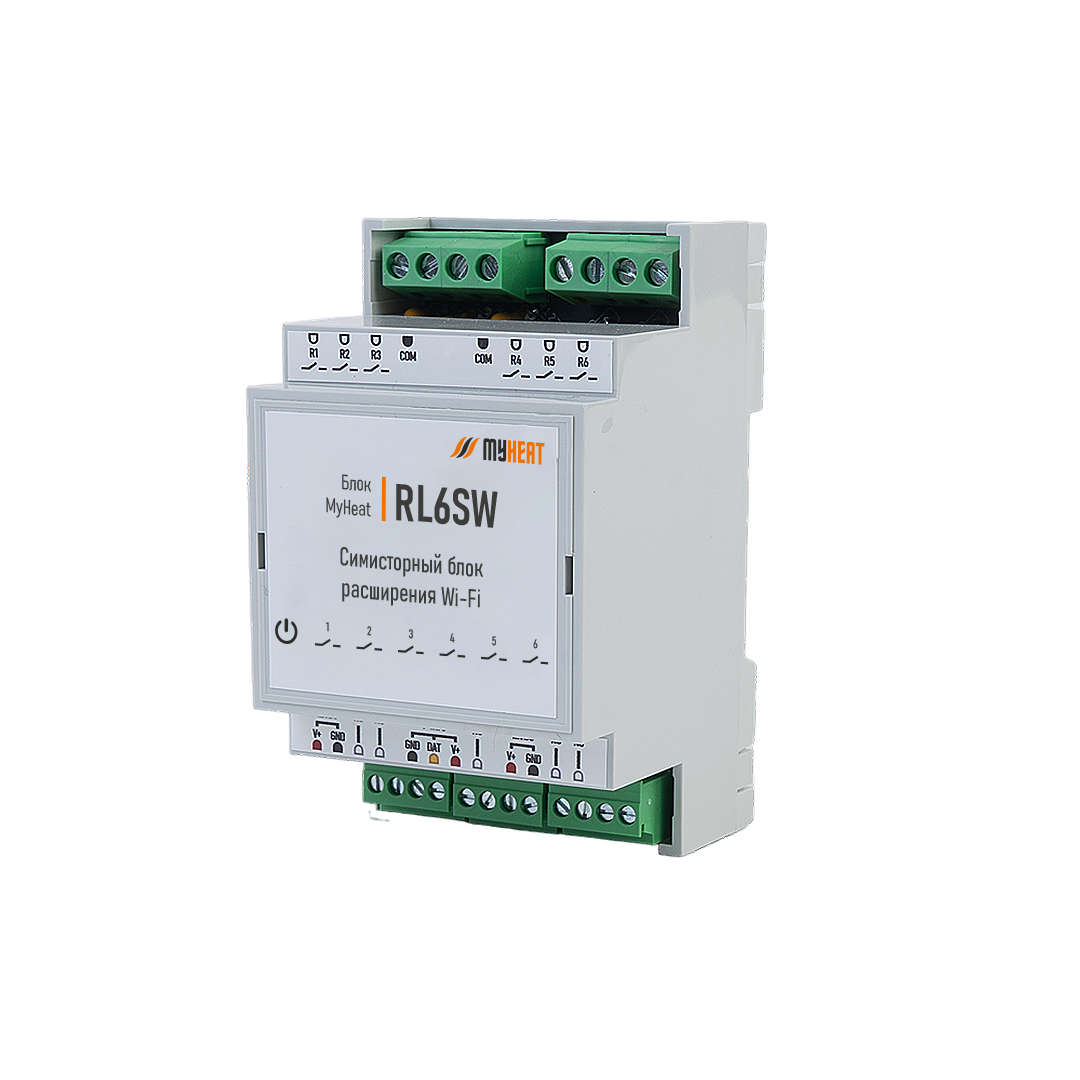 Релейный блок расширения MyHeat MH-EX-RL6SW WiFi MH-EX-RL6SW