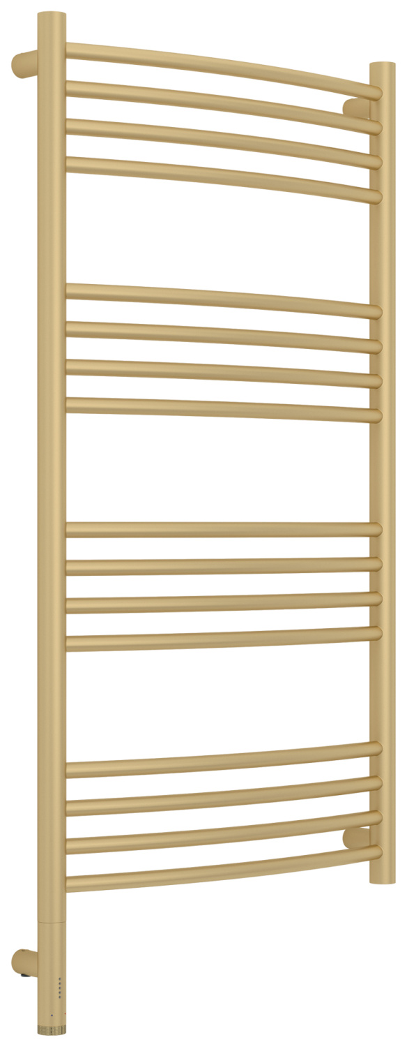 Полотенцесушитель электрический Сунержа Богема 3.1 выгнутая 500х1000 мм левое подключение шампань матовая 022-6002-1050