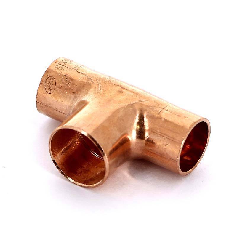 Тройник медный под пайку Viega 15х18х15 мм 103200