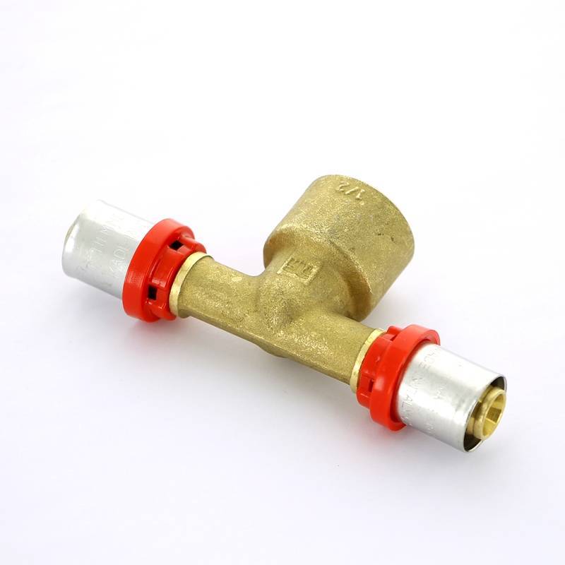 Тройник пресс Tiemme 16х1/2х16 1650031