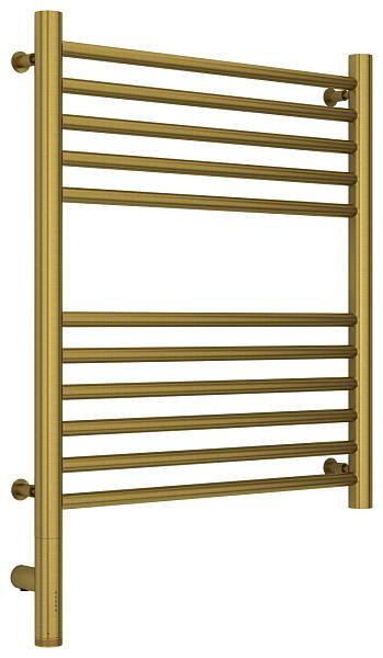 Полотенцесушитель электрический Сунержа Богема 3.0 500x600 мм левый состаренная латунь 051-5804-6050