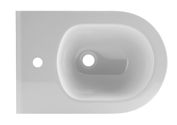 Биде подвесное Boheme Avva 35.5х53 см белый 974-W