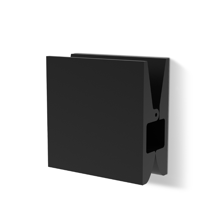 Крючок одинарный Decor Walther PINCH S/L 100х40х100 мм черный матовый 0907360