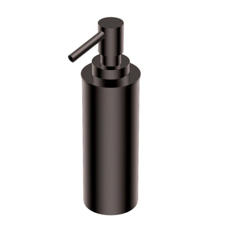 Дозатор для жидкого мыла Ritmonio Elementa Fittings настольный цвет Brushed Black Chrome 7GS004BLX