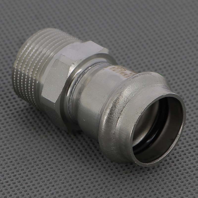 Муфта переходная пресс-Н Viega Sanpress Inox нержавеющая сталь 22x3/4 436490