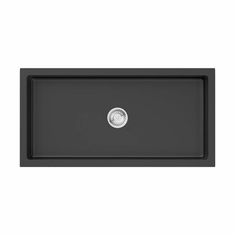 Кухонная мойка OMOIKIRI Mikura 910x460 мм керамическая черный 4997087