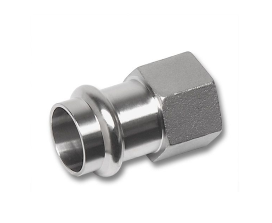 Муфта переходная Sanha NiroPress AISI 304L ВПр-ВР 18x1/2 91270G.3