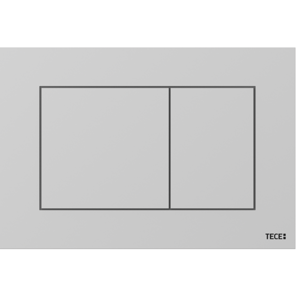 Панель смыва для унитаза TECE TECEnow 220х150 мм хром матовый 9240402