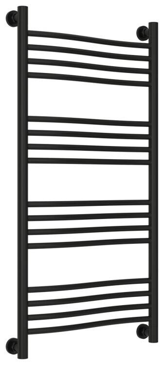 Полотенцесушитель водяной Сунержа Флюид 1000x500 мм черный матовый 31-0222-1050