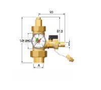 Группа соединительная Flamco Flexcon 1 с манометром 27293