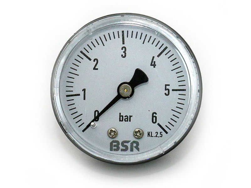 Манометр аксиальный ZOTA BSR 50 мм 6 бар 1/4 DU4991100233