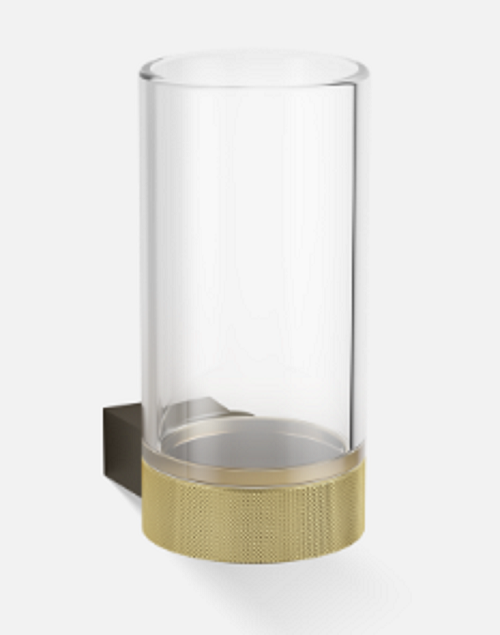 Стакан Decor Walther Club 60х90х125 мм темная бронза/золото матовое 0857441