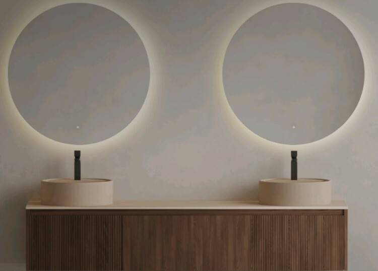 Зеркало Salini OMBRA 700х700 мм круглое с подсветкой и антизапотеванием 27M0370BH