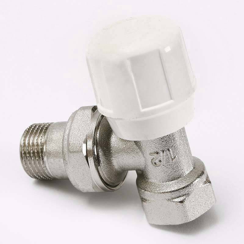 Вентиль ручной Uni-Fitt угловой 1/2 никелированный 155N2000