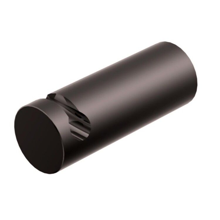 Держатель для рейлинга Ritmonio Elementa Fittings 30x80x30 мм Brushed Black Chrome 7BW002BLX