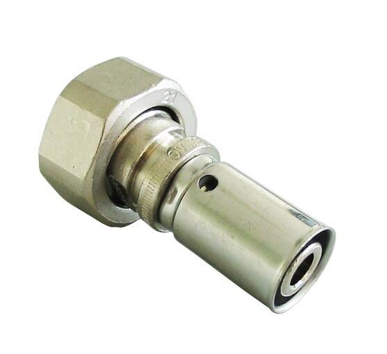 Соединение прессовое TECEflex 20x2.5-3/4 НГ Евроконус бронза 1512165