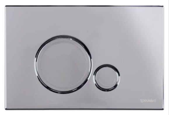 Клавиша смыва Duravit DuraSystem для унитаза 230х150.5 мм хром WD5010021000/WF5120021010