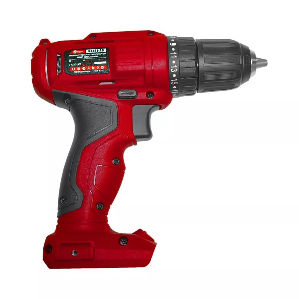 Дрель-шуруповерт аккумуляторная Edon OAF21-AD