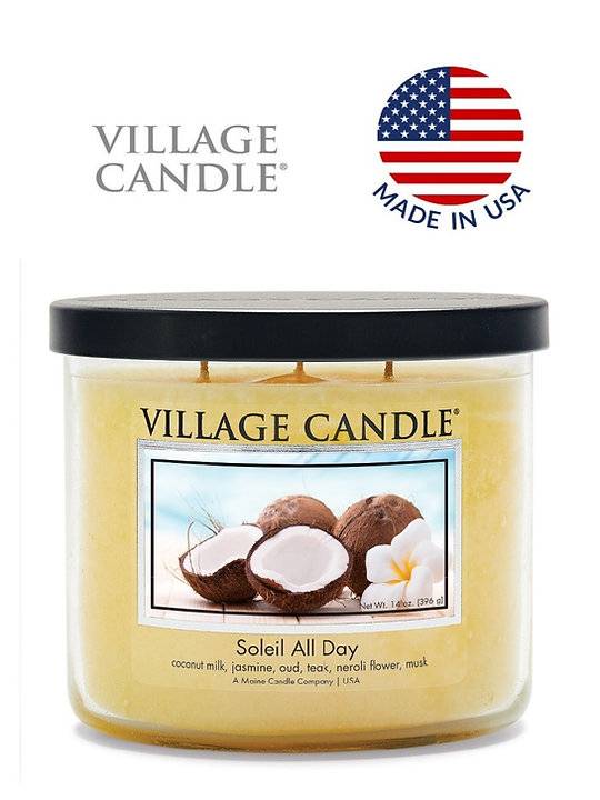 Ароматическая свеча Village Candle Солнечный день 396 г 10142