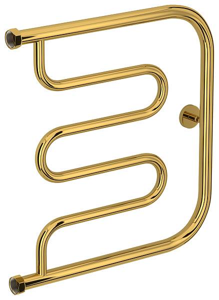 Полотенцесушитель водяной Сунержа Лира+ 500x500 мм золото 03-4011-5050