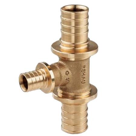 Тройник REHAU RAUTITAN PLATINUM RX с уменьшенным боковым проходом 32-25-32 14564621001