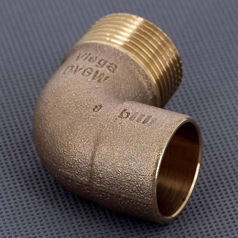 Угол 90° бронзовый Viega пайка-НР 28х1 149970