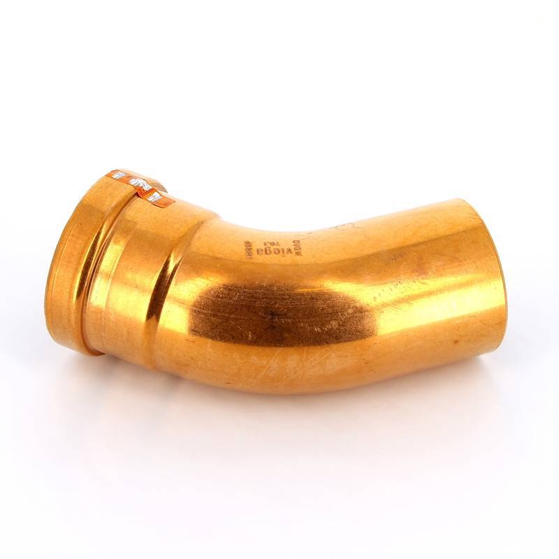 Угол-вставка 45° пресс Viega Profipress XL 76.1 мм медь 476939