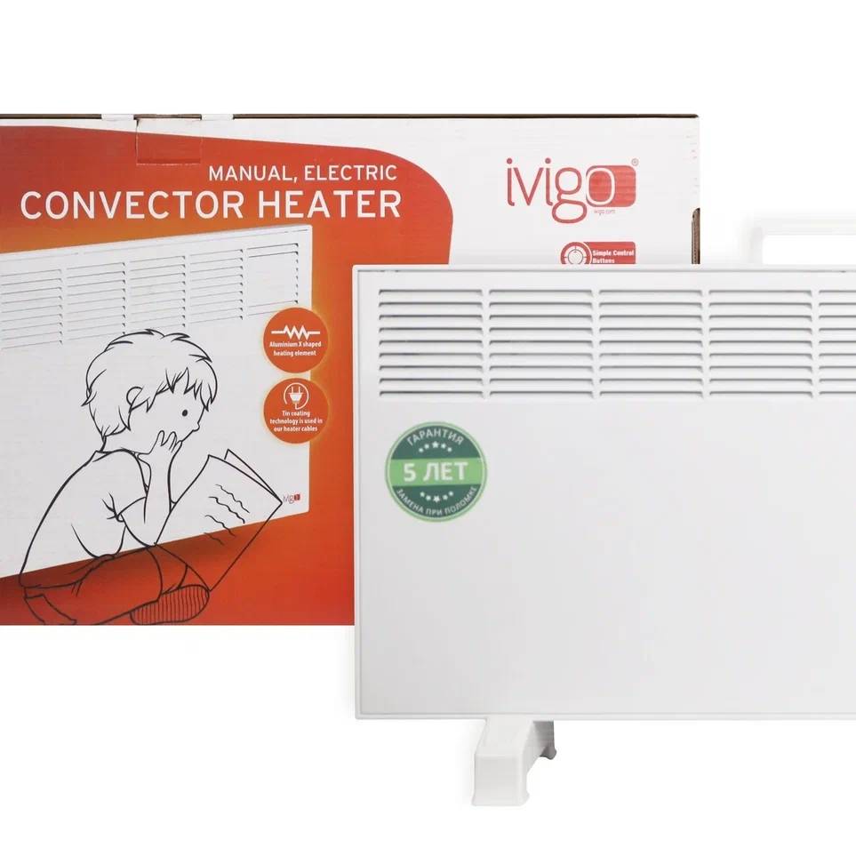Конвектор электрический iVigo EPKM25 механический термостат Вт EPKM25
