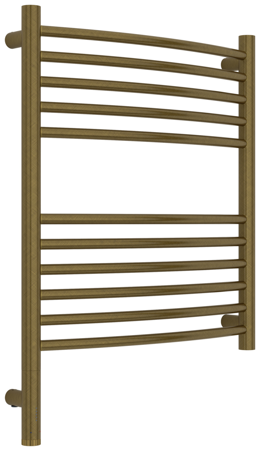 Полотенцесушитель электрический Сунержа Богема 3.1 выгнутая 50х60 см левый состаренная бронза браш 05-6002-6050