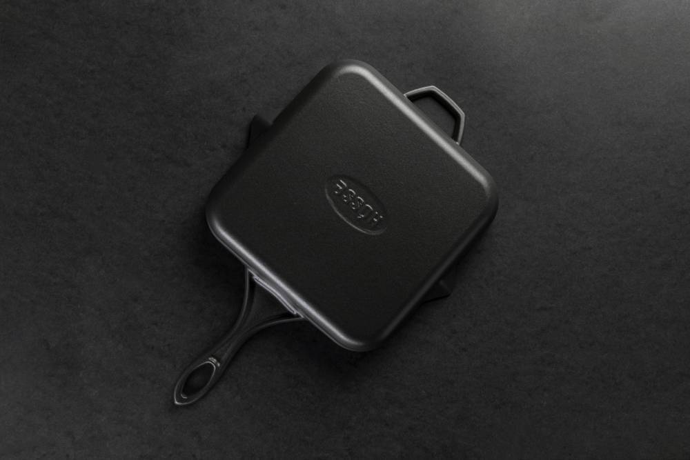 Сковорода-гриль квадратная Hascevher GTV 2828 Black Mat 28х28 см A850028