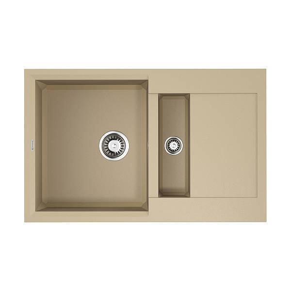 Кухонная мойка Omoikiri Sakaime 78-2-CH Tetogranit 78x50 см шампань 4993237