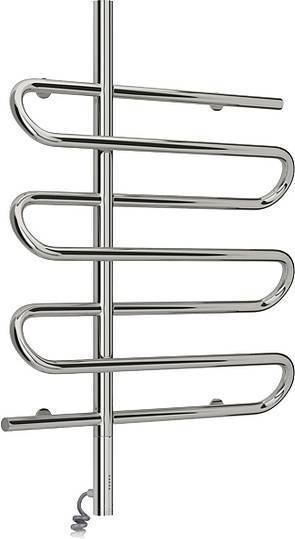 Полотенцесушитель электрический Сунержа Эпатаж 600x800 мм левый без покрытия 00-0550-8060