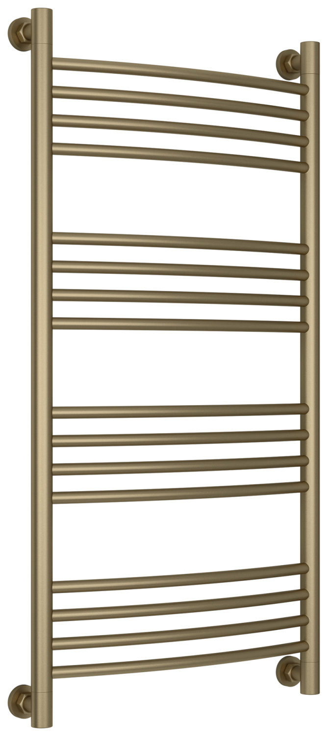 Полотенцесушитель водяной Сунержа Богема+ выгнутая 550x1062 мм золотой шёлк матовый 32-0221-1050