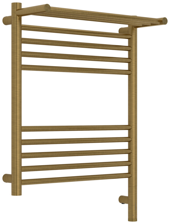 Полотенцесушитель, Сунержа, Богема 3.1, с 1 полкой, шгв 532-215-724, нижнее справа, МЭМ, цвет-латунь состаренная