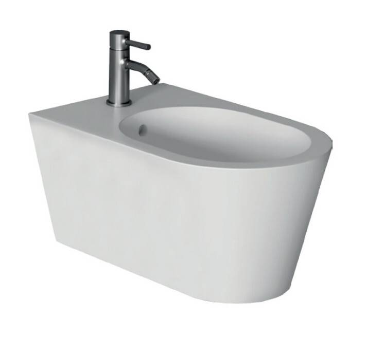 Биде подвесное Ceramica Alice Hide 370x570x300 мм белый 31180101